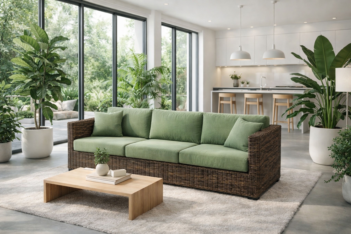 Breton -3-Sitzer Sofa - rattan