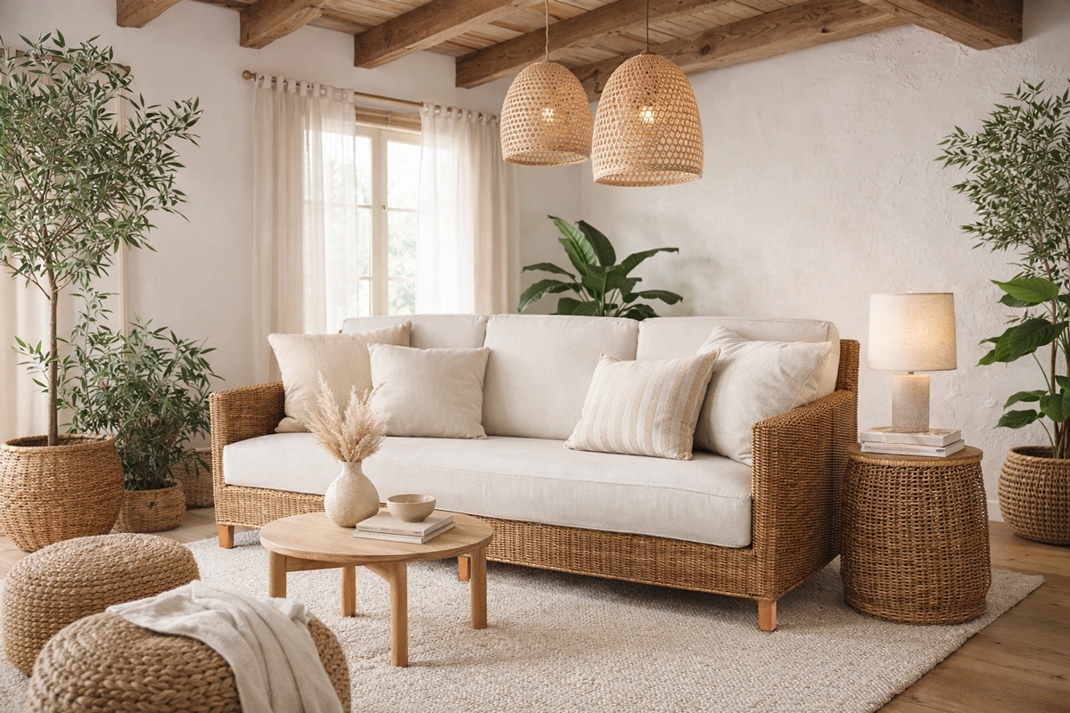 Tiffany - 3-Sitzer Sofa - rattan