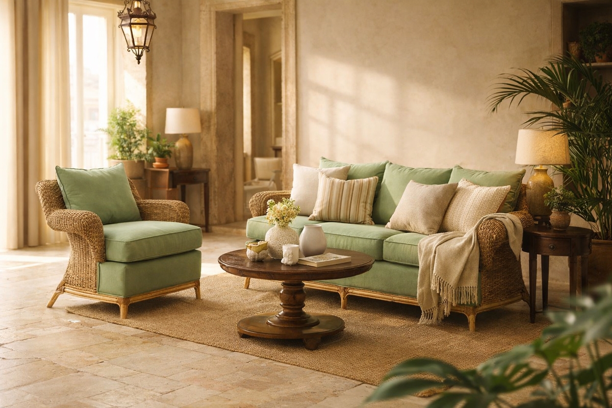 tosca - SOFA 2 SITZPLÄTZE - rattan