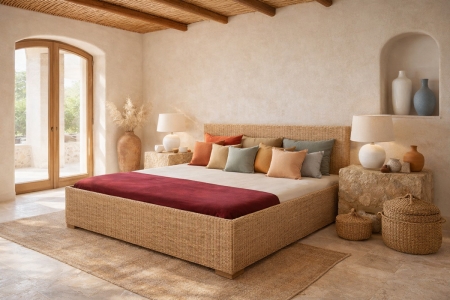 Ritz - DOPPELBETT - Rattan