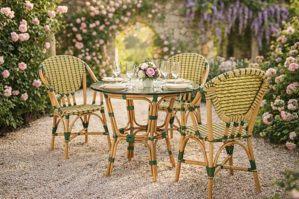 Bistrot CB05 - Rattan-Rahmen