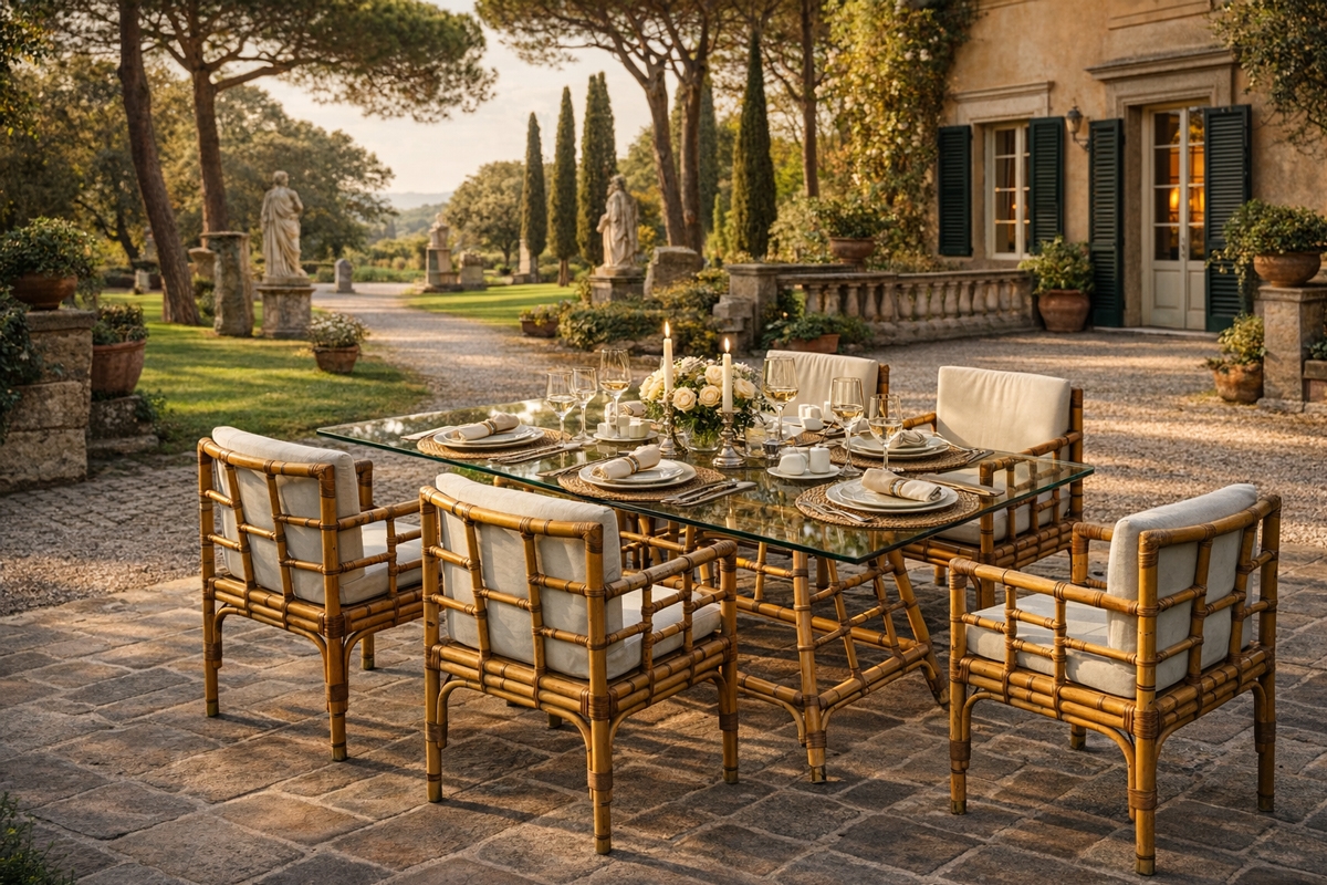 Mediterraneo - rectangular dining table