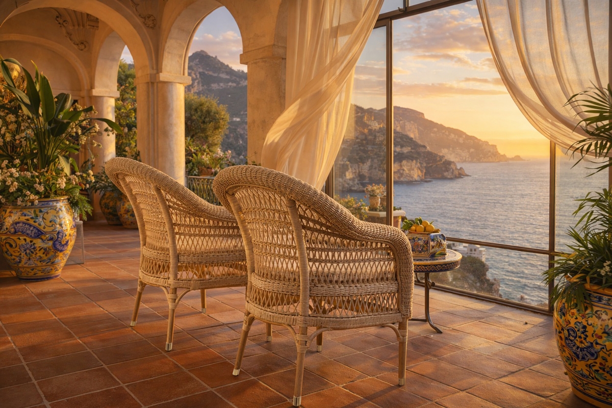 Ada - dining armchair - rattan