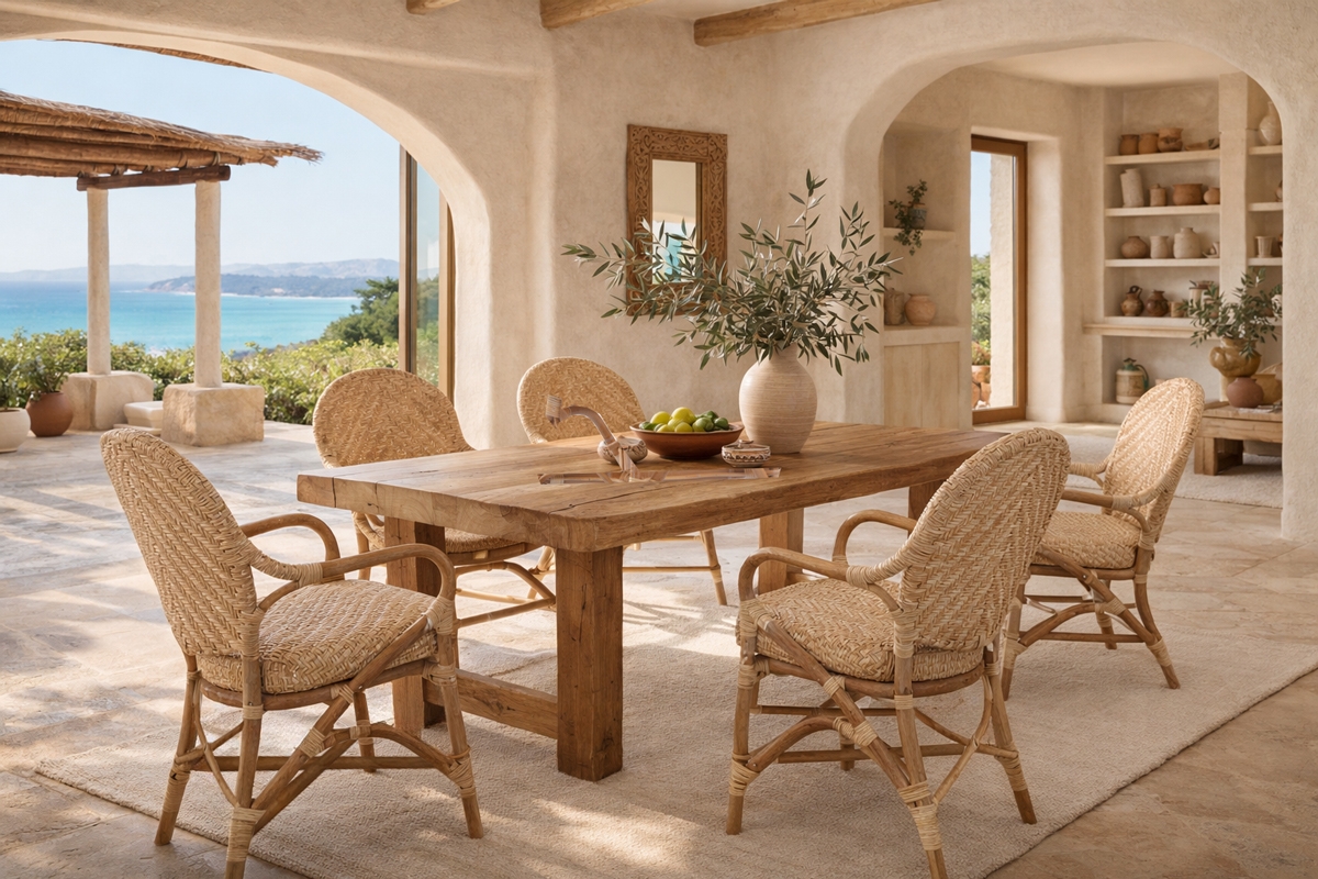 Bistrot CB01/C - Natural Rattan