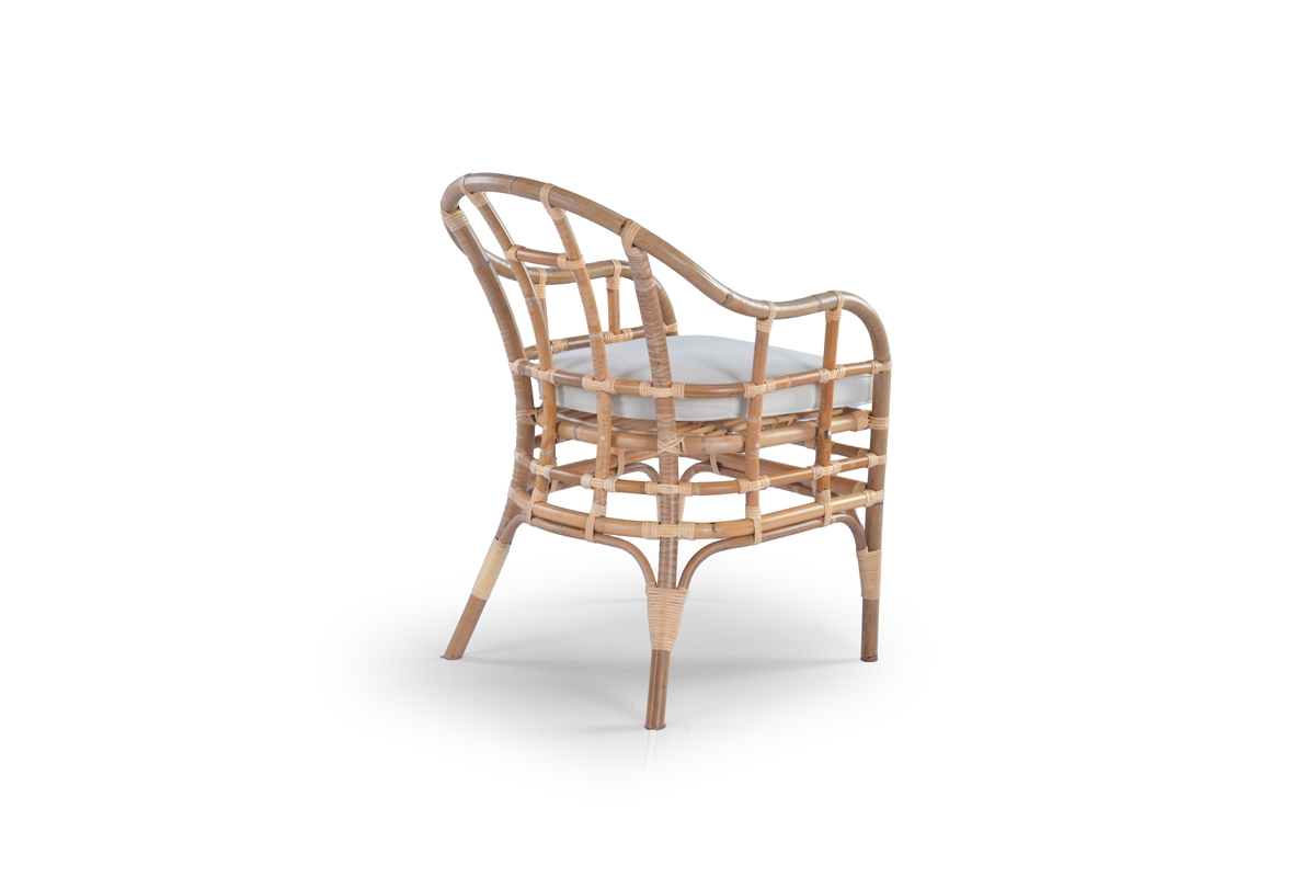 Amalia -  dining armchair - Rattan