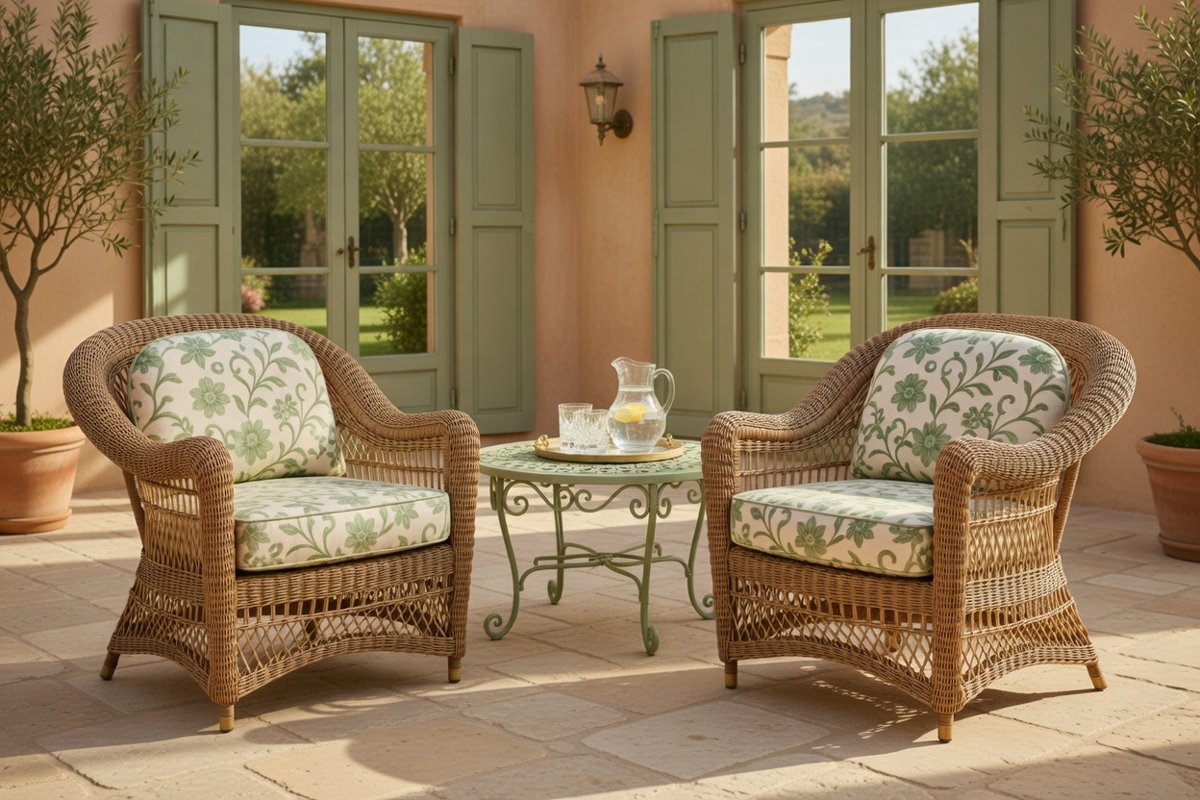 Classica Over - armchair - rattan