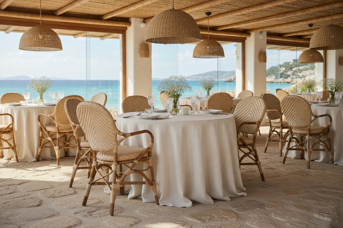 Bistrot CB01/C - Natural Rattan