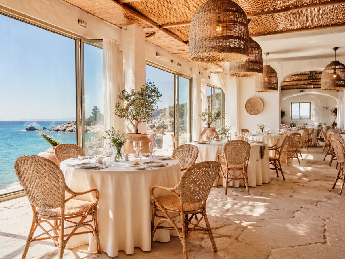 Bistrot CB01/C - Natural Rattan
