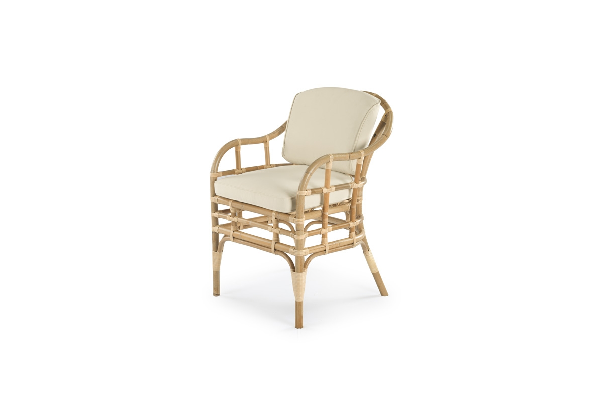 Amalia -  dining armchair - Rattan