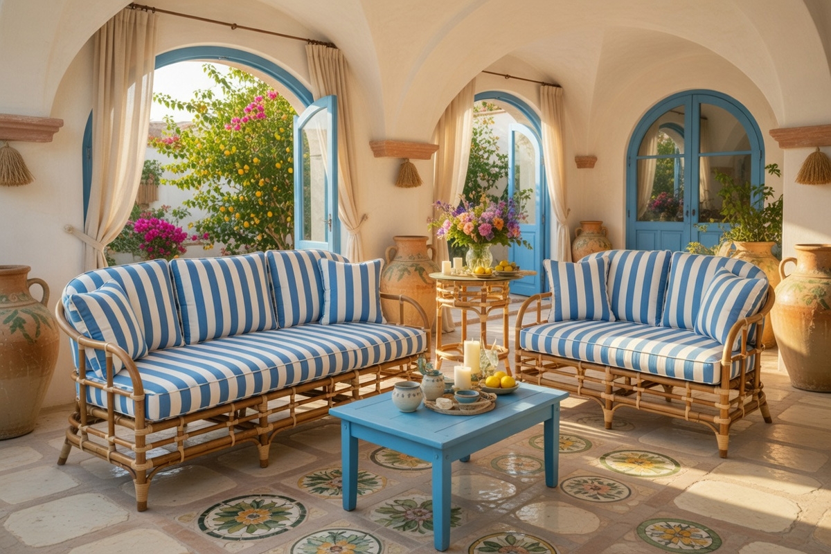 Amalia -  2 Seater Sofa - Rattan