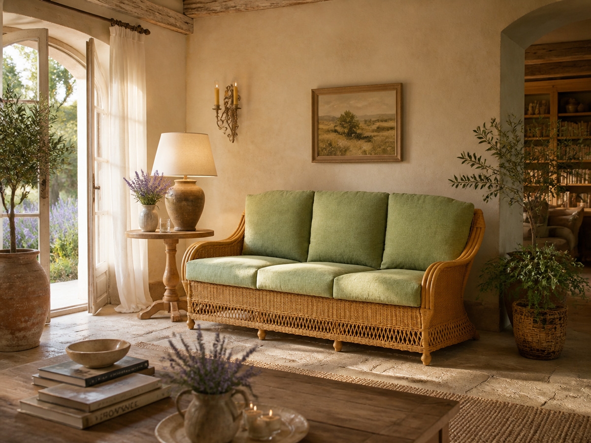 Present - 3-Sitzer Sofa - rattan