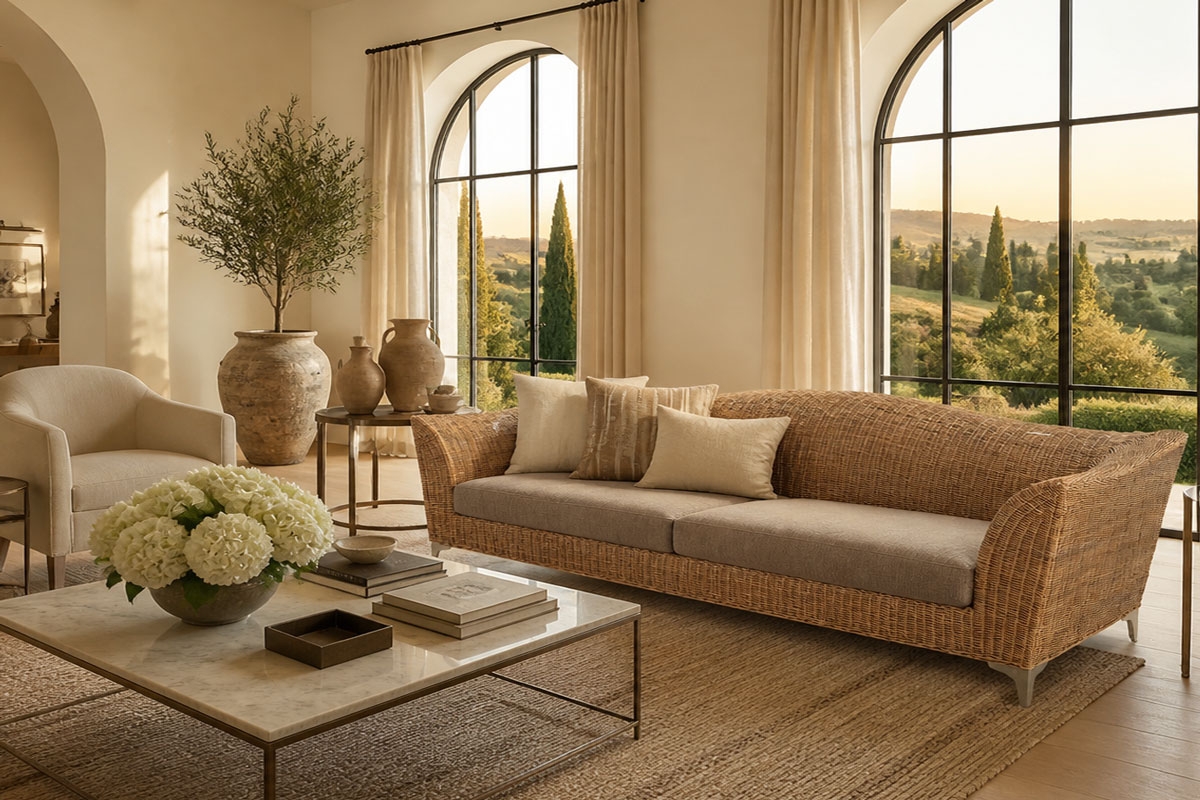 Hiu - 3 seater sofa - rattan