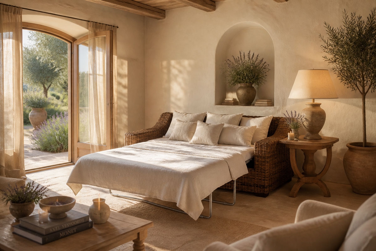 Cartesio - Schlafcouch - Rattan