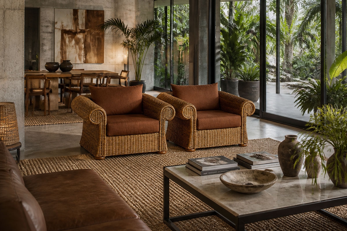Professor Brown - Armchair - Rattan