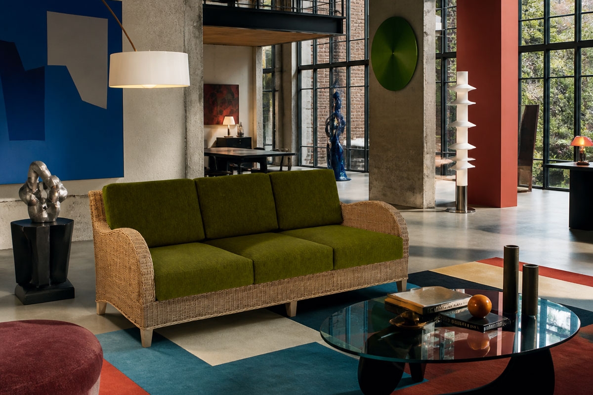 Onda - 3-Sitzer Sofa - rattan