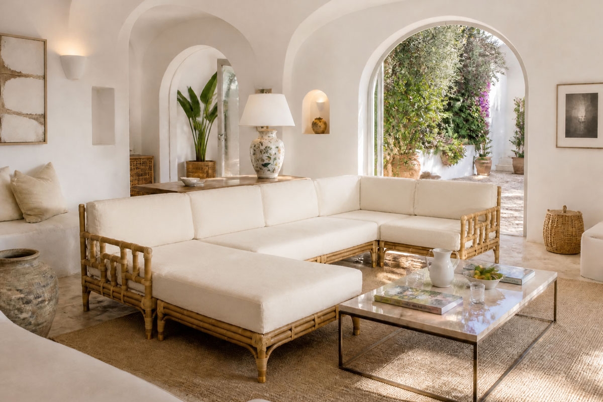 Mediterraneo - Ecksofa - rattan