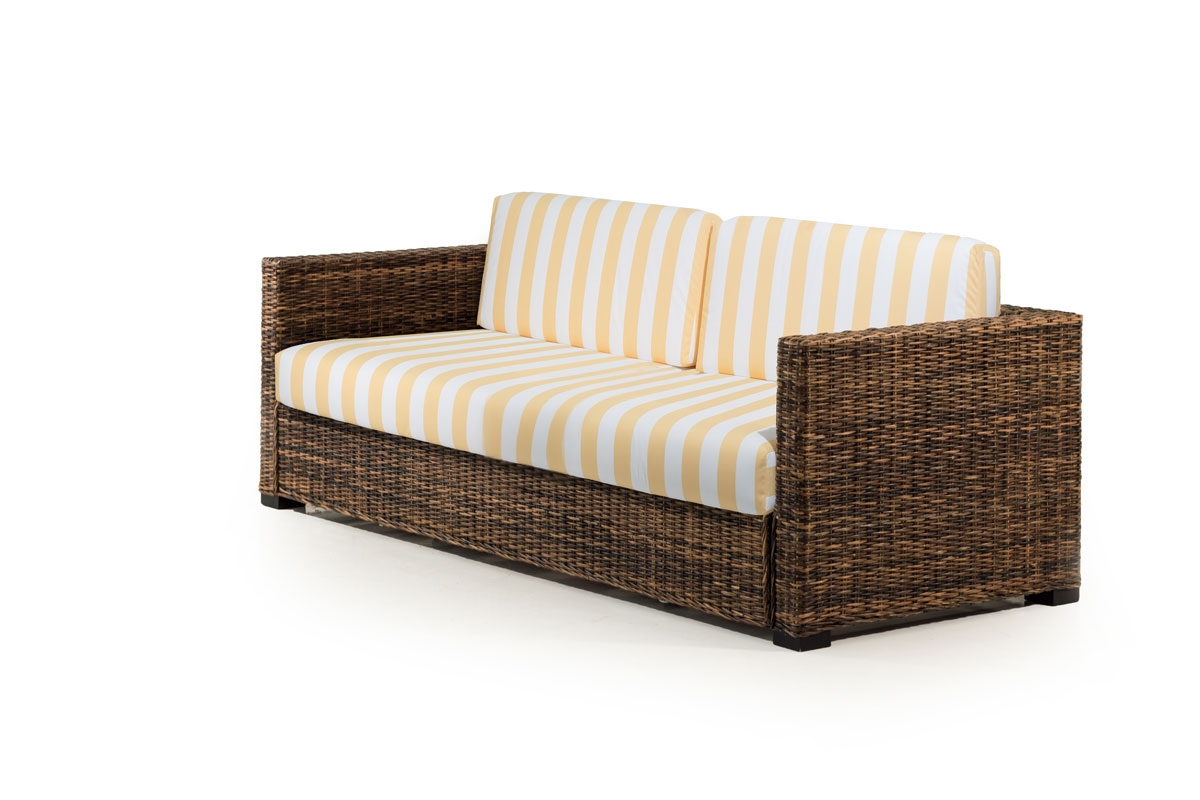 Breton - divano letto - rattan