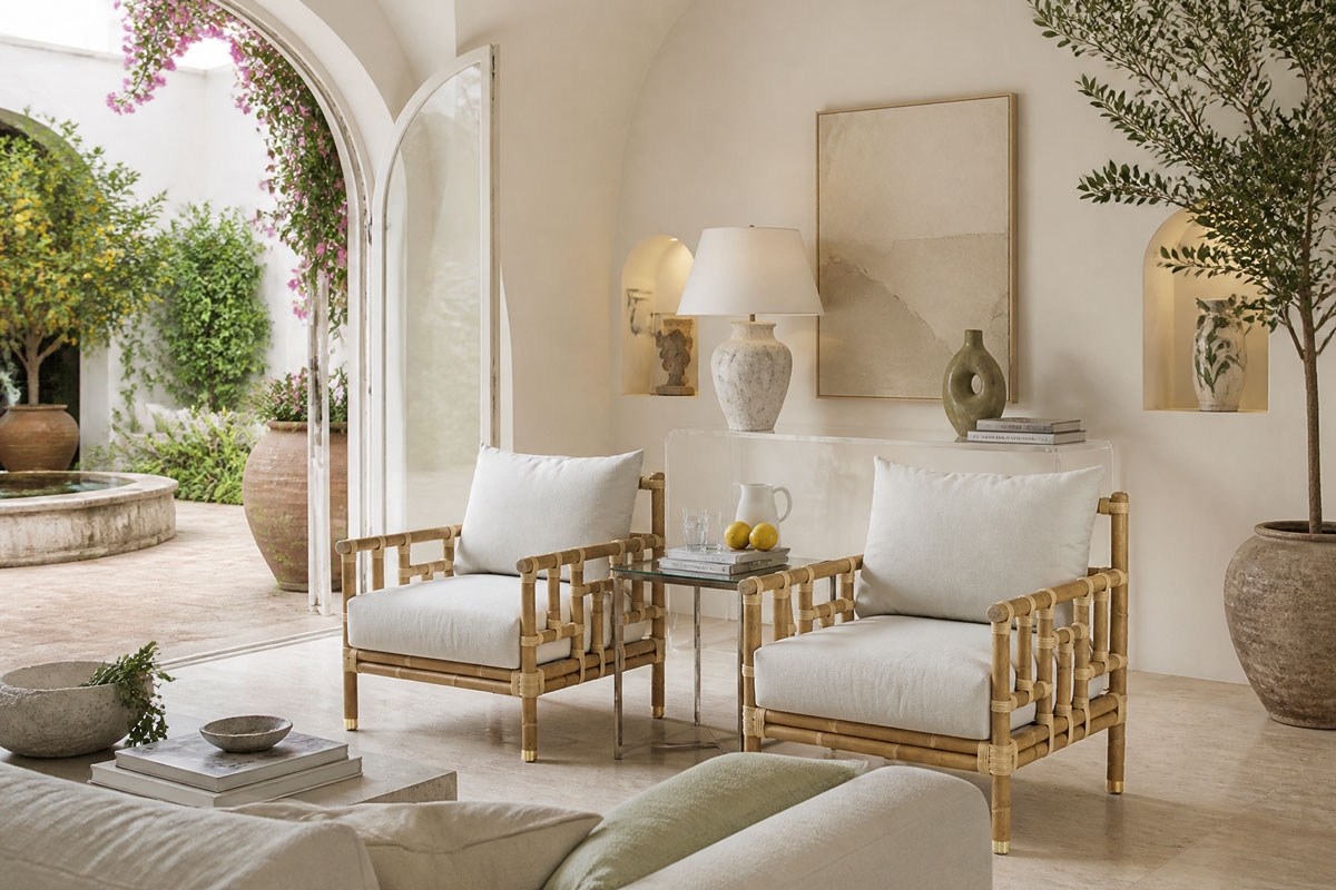 Mediterraneo Slim - poltrona - Rattan