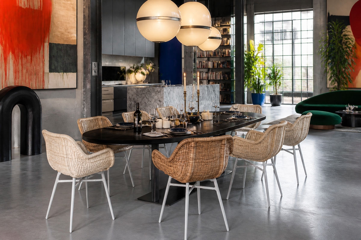 Còco - dining armchair - rattan