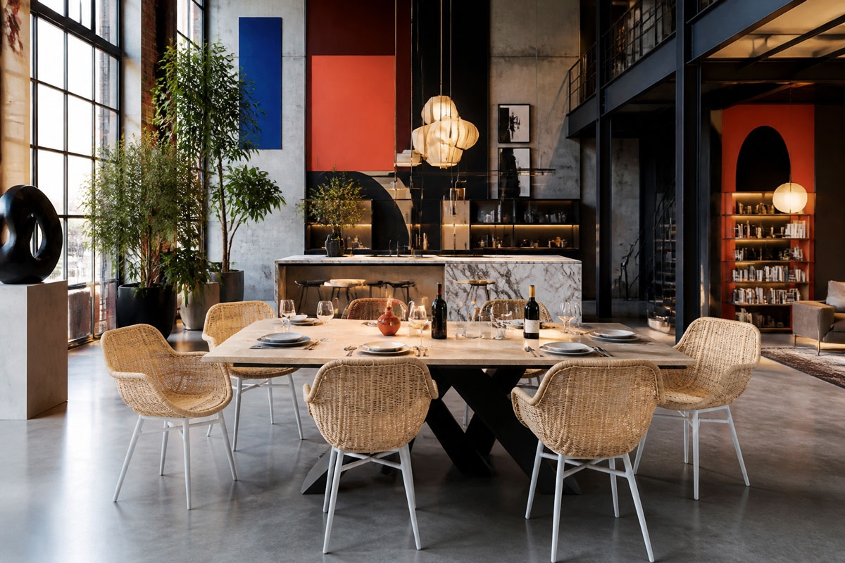 Còco - dining armchair - rattan