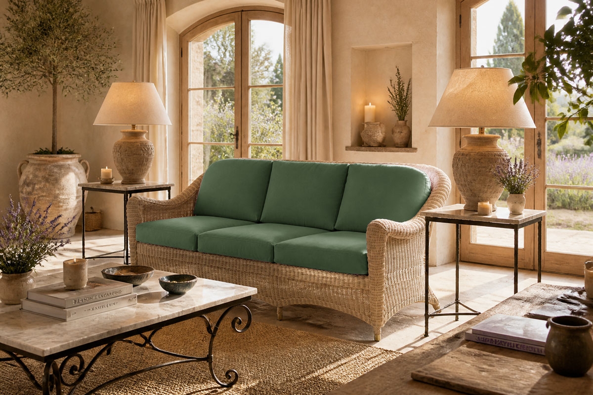 Consueto Over - 3 seater sofa - Rattan