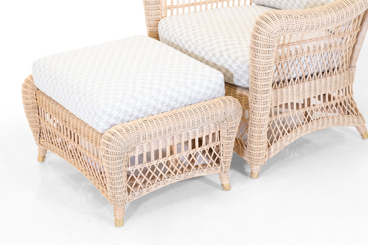 Classica Over - pouf - rattan
