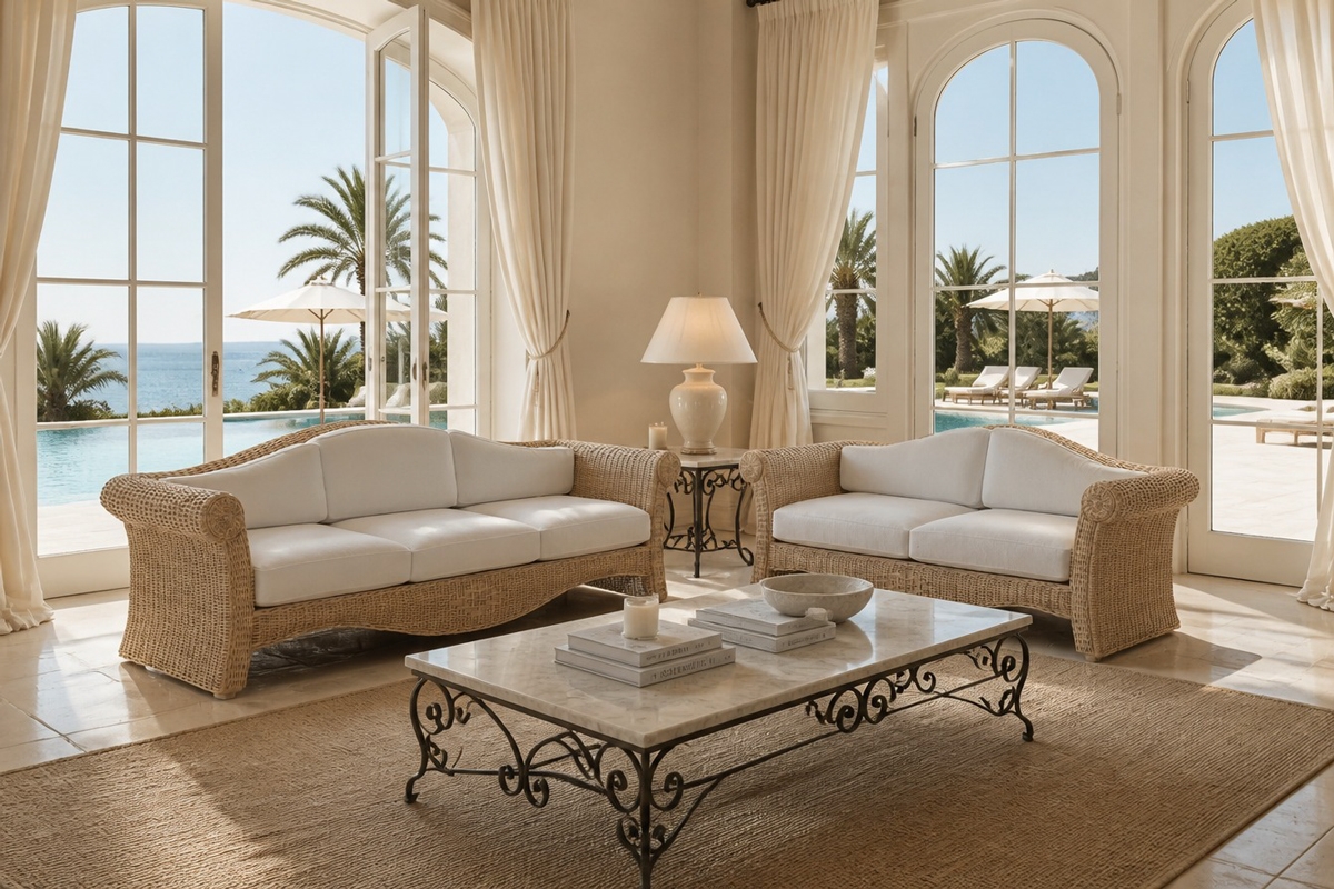 Adone - 3-Sitzer Sofa - Rattan