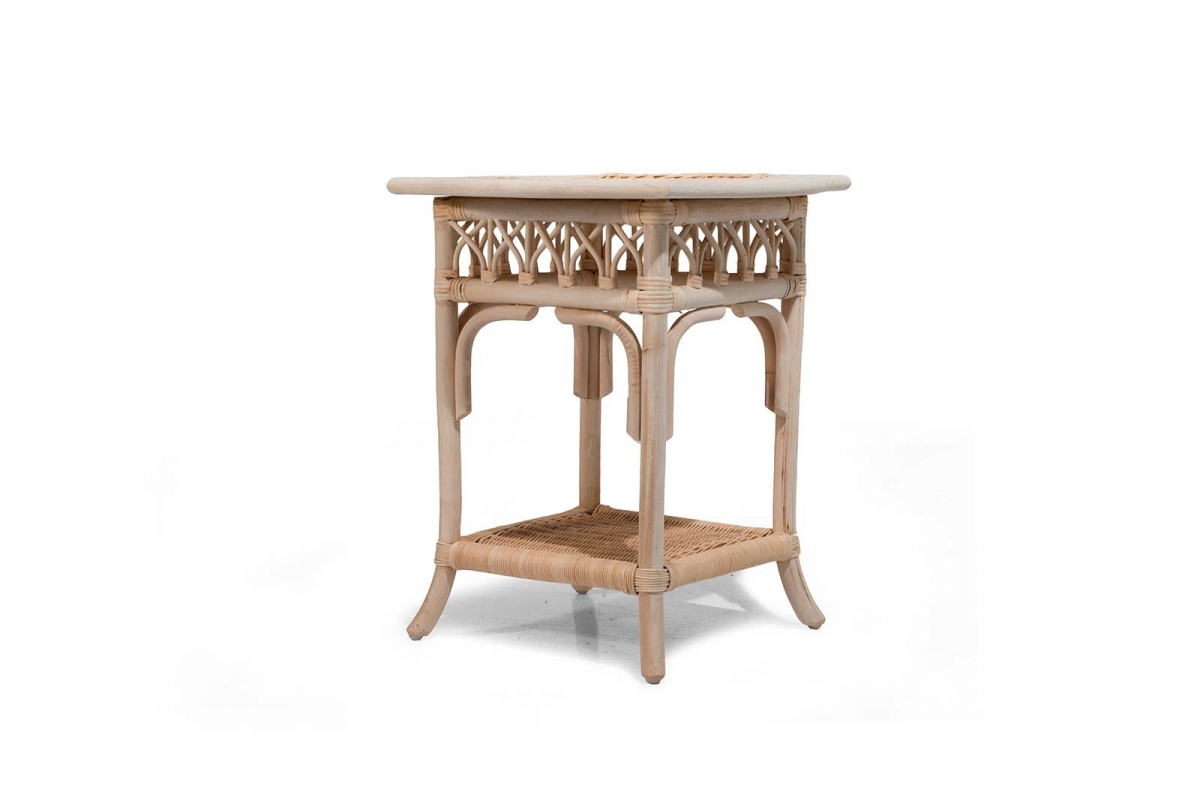 060 - SYLT -  table square - rattan - 45% off