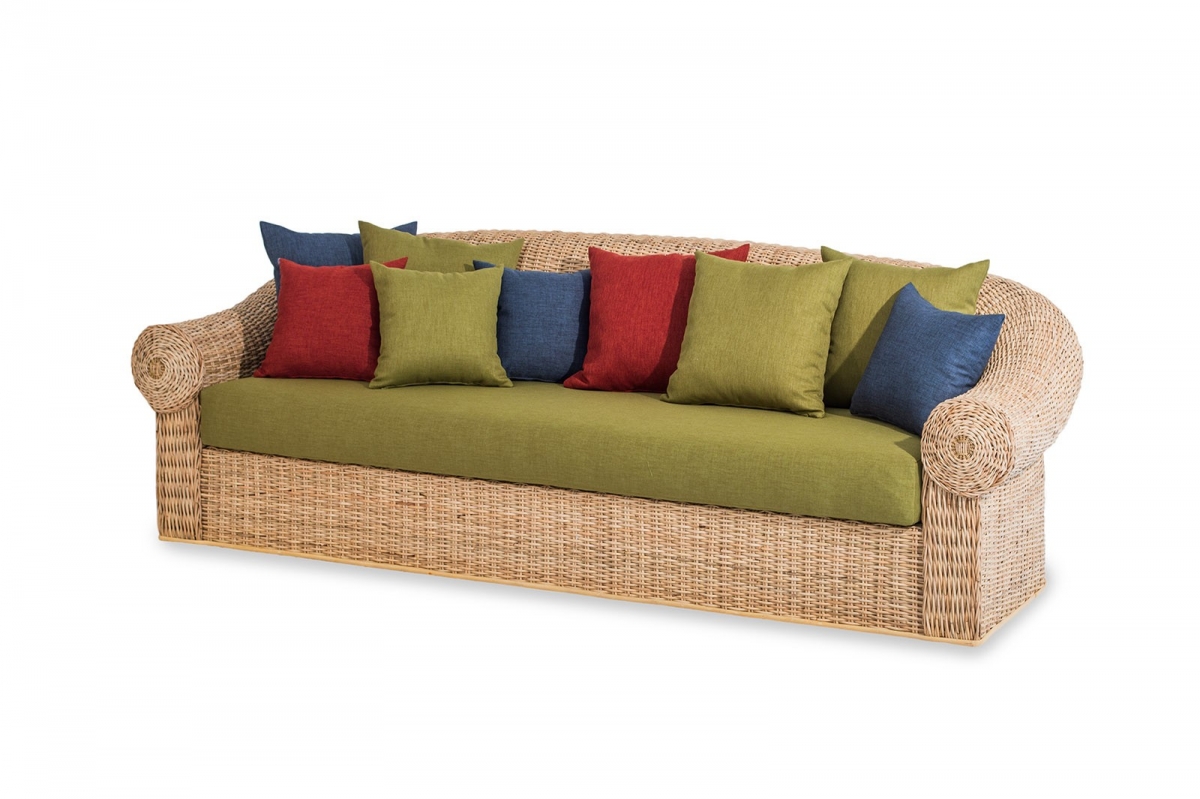 Fiorito - big sofa - rattan