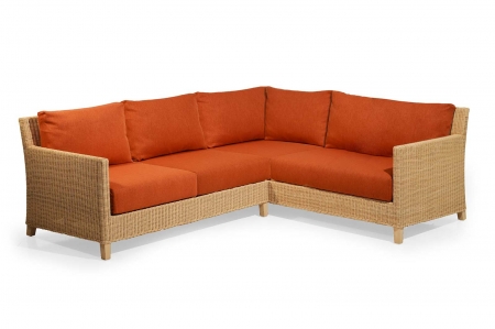 Tiffany - corner sofa - rattan