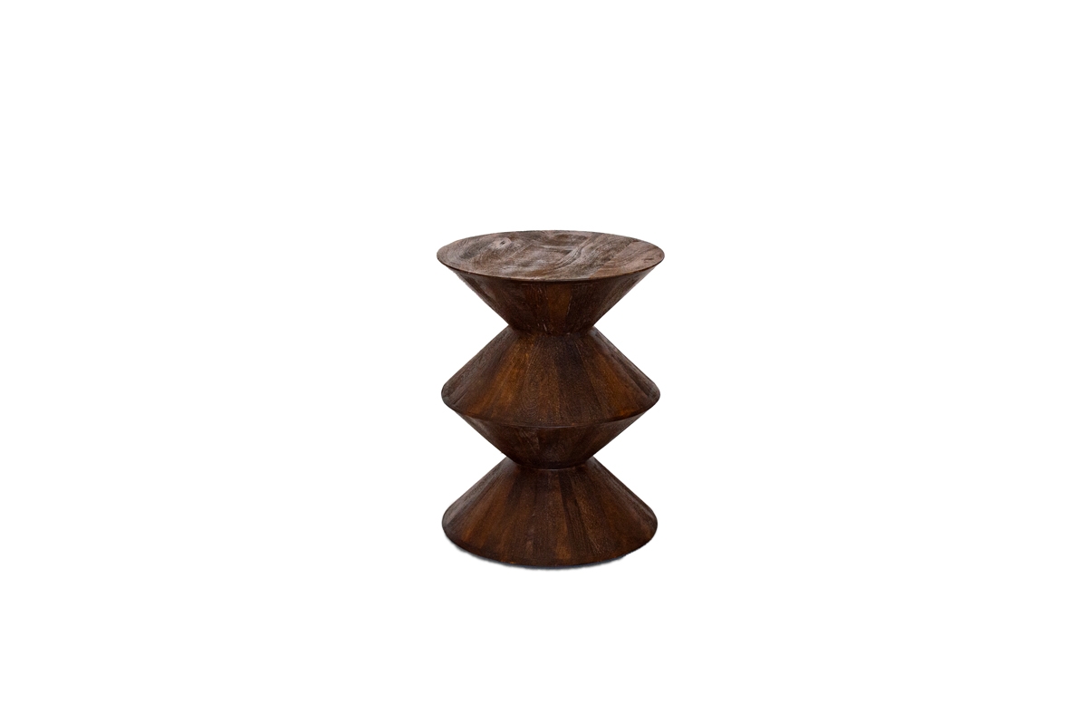 G103 - mango wood side table/stool